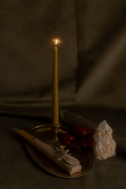 Velas de cera de abeja